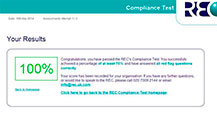 Full marks for Compliance